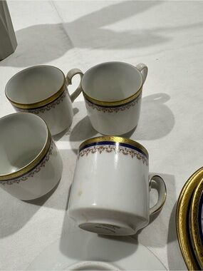 Espresso cups and saucers set of 4 Bavaria
